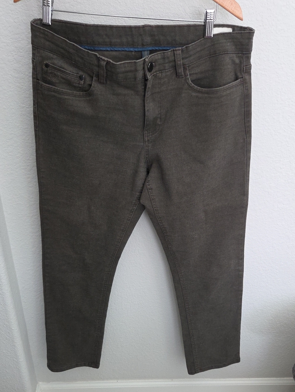 English Laundry Olive Green Casual Trousers
